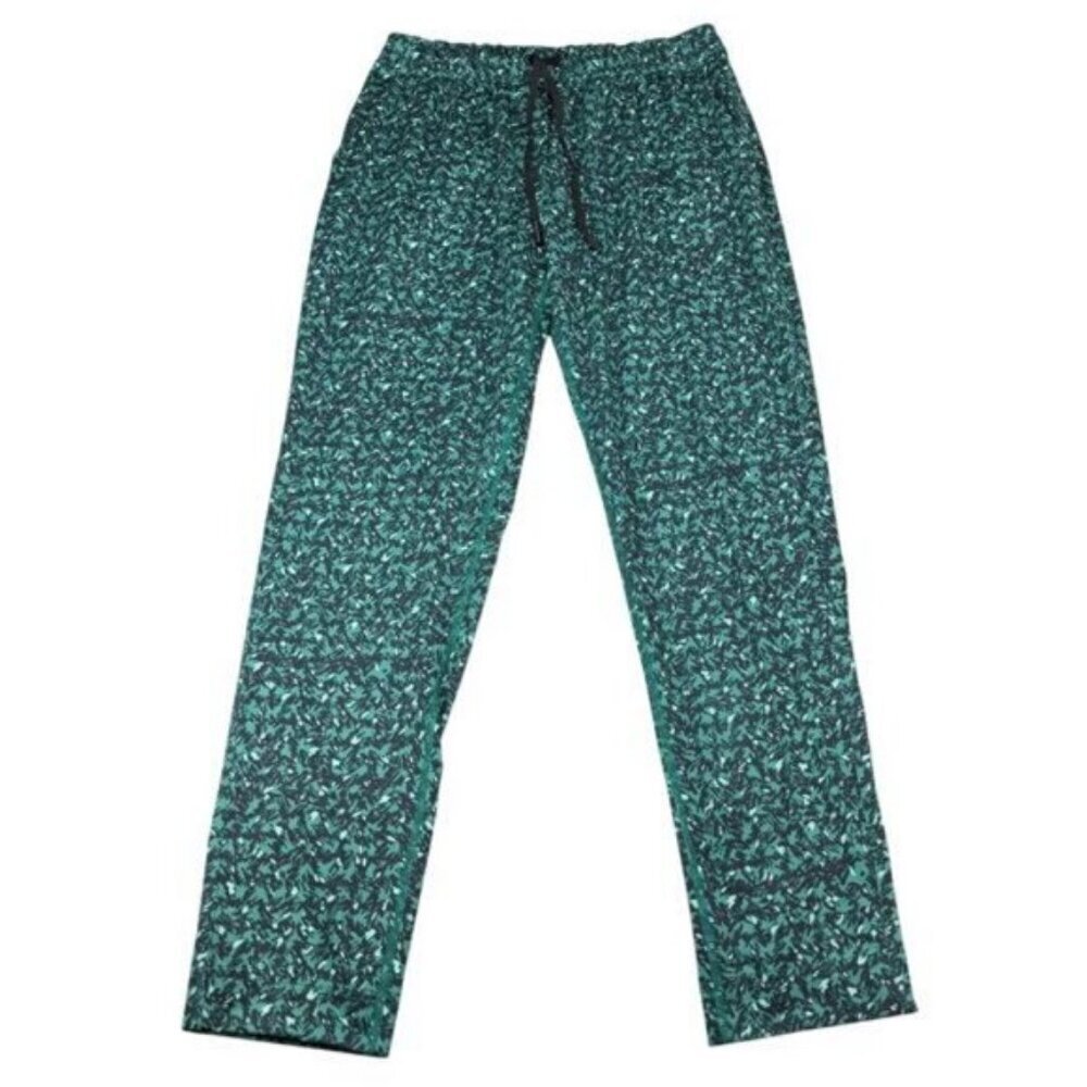 Lululemon Jet Crop Slim In Mountain Peaks Black Forage Teal Size 2 - Picture 4 of 8